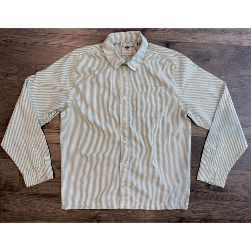 adidas Shmoofoil Mark Gonzales Collab Unitefit Seersucker Stripe Button Up S